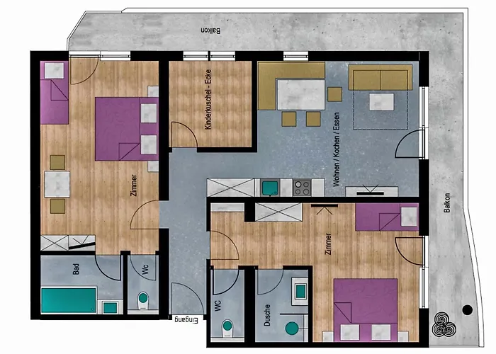 By Interhome アパート *